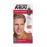 Just For Men H-15 Şampuanlı Saç Boyası Koyu Sarı (Dark Blond) – Amonyaksız, 5 Dakikada %100 Gri Kapama