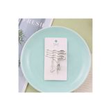 Just For You Merve Takı D Model 5cm Silver Metal Mandal Toka ve Dalgalı Dikdörtgen Model 6cm Çiftli Pens Toka Set