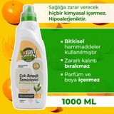 Just Green Organic Bitkisel Çok Amaçlı Yüzey Temizleyici - Portakal Yağlı - %100 Doğal Ve Etkili Temizlik (1000 ML)