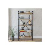 Just Home Athena 5 Raflı Geniş Metal Kitaplık - Sepet