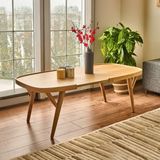 Just Home Ema Orta Sehpa - Meşe - 43X63X121 cm - Montajsız