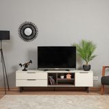 Just Home Royal Tv Ünitesi - Krem / Barok Ceviz - Krem - Barok Ceviz