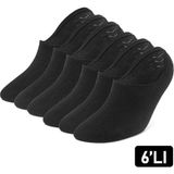 Just Inner Erkek 6’lı Bambu Çorap Babet Premium Ayak Sağlığı (11400) - 41 - 44 - Siyah