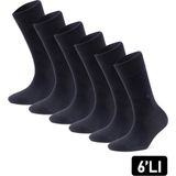 Just Inner Erkek 6’lı Bambu Çorap Kışlık Terletmez Yapı (11600) - 41 - 44 - Lacivert