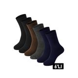 Just Inner Erkek Çorap 6’lı Koyun Yünü (Lambswool)