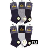Just Inner Erkek Çorap 6'lı Patik (Bambu) - 41 - 44 - Renkli