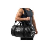 Just Leather Sport Fitness Bag Siyah Spor Çantası Omuz Askılı Büyük Boy