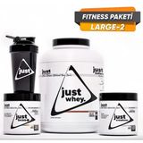 Just Nutrition Fitness Paketi - Large 2 + 3 Hediye (Protein Tozu + Bcaa + Kreatin)