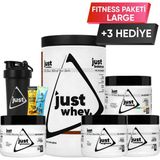 Just Nutrition Fitness Paketi - Large + 3 Hediye (Protein Tozu + Bcaa + Glutamin + Arjinin + Kreatin) - Aromasız