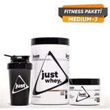 Just Nutrition Fitness Paketi - Medium 3 + 3 Hediye (Protein Tozu + Kreatin)