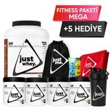 Just Nutrition Fitness Paketi - Mega + 5 Hediye (Protein Tozu + Bcaa + Glutamin + Arjinin + Kreatin)