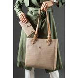 Just Polo AS4067 Kum Camel Kadın Omuz Çantası Cüzdan Kombini