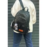 Just Polo Günlük Kombinlere Uygun Kadın Siyah Ithal Yıkamalı Deri Okul & Sırt Çantası Shopper 2310000MH