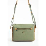 Just Polo Günlük Kombinlere Uygun Kadın Yeşil Taba Omuz Çantası Shopper