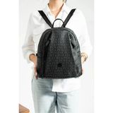 Just Polo Jp Polo Kadın Orijinal 9 Gözlü Büyük Boy Sırt Çantası Ebat: 28 x 33 cm - Siyah