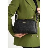 Just Polo Jp Polo Kadın Orijinal Ayarlanabilir Askılı Şık Omuz Çantası Shopper Ebat: 16 x 26 cm - Siyah