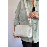 Just Polo Jp Polo Kadın Orijinal Ayarlanabilir Askılı Şık Omuz Çantası Shopper Ebat: 16 x 26 cm - Tek Ebat - Beyaz