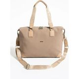 Just Polo Jp Polo Kadın Orijinal Büyük Boy El & Omuz Çantası Shopper Ebat : 33 x 40 cm - Kum