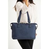 Just Polo Jp Polo Kadın Orijinal Büyük Boy El & Omuz Çantası Shopper Ebat : 33 x 40 cm - Tek Ebat - Lacivert