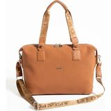 Just Polo Jp Polo Kadın Orijinal Büyük Boy El & Omuz Çantası Shopper Ebat : 33 x 40 cm - Tek Ebat - Taba