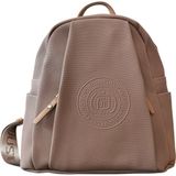 Just Polo Jp6026 Kadın Günlük Fermuarlı Çok Bölmeli Orta Boy Sırt Çantası Ozt6026 - Kum