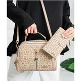 Just Polo Justpolo Kadın Ayarlanabilir Askılı El ve Omuz Çantası ve Cüzdan KOMBINI-TYC00ETC2057 - Kum