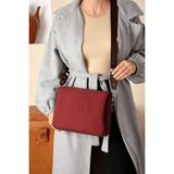 Just Polo Justpolo Kadın Bordo-Kahve Uzun Askılı Omuz ÇANTASI-BD6006 - Ürün Ebat:27 cm*22 cm