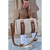 Just Polo Justpolo Kadın Silindir Model El Omuz Çantası ve Cüzdan Kombini - Taba