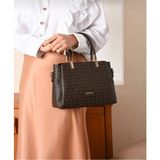 Just Polo Justpolo Orijinal Monogram Baskılı Çanta Cüzdan Takımı TYC0TK2120 - Kahverengi