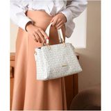 Just Polo Justpolo Orijinal Monogram Baskılı Çanta Cüzdan Takımı TYC0TK2120 - Krem