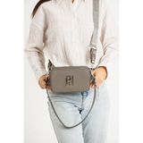 Just Polo Kadın 2 Askılı 2 Bölmeli Mini Omuz ve El Çantası 21X13CM MDS6016 - Tek Ebat - Gri