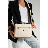 Just Polo Kadın 3 Bölmeli Çapraz Postacı ve Omuz Çantası 342068PC - Tek Ebat - Krem - Camel