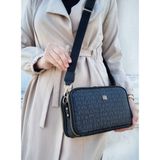 Just Polo Kadın 5 Bölmeli Omuz ve Çapraz Çantası TYCET02053 - Siyah