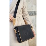 Just Polo Kadın 6 Bölmeli Omuz ve Çapraz Çantası TYCET076006 - Siyah Taba