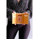Just Polo Kadın 6 Kart 1 Kimlik Bölmeli Çıtçıt ve Furmuarlı Şık Cüzdan Shopper - Tek Ebat - Krem