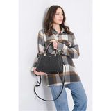 Just Polo Kadın Baskılı Ayarlanabilir Askılı Shopper El & Omuz Çantası Shoulder Bag - Tek Ebat - Siyah