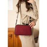 Just Polo Kadın Bordo-Kahve Omuz Ve Çapraz Askılı Çantası-BD6000