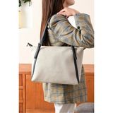 Just Polo Kadın Büyük Valiz Boy Ayarlanabilir Askılı Lüks El & Omuz Çantası Shoulder Bag - Tek Ebat - Taş Lacivert