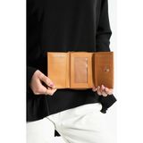 Just Polo Kadın Camel Büyük Boy 5 Bölmeli Omuz Çantası Ve Cüzdanı Kombin 235013MH