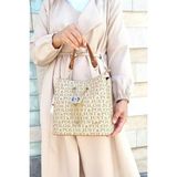 Just Polo Kadın Çantası 440113MH Tek Ebat Monogram Deri Desenli Günlük Kullanım İçin Şık