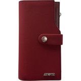 Just Polo Kadın Cüzdan 20 Kart Bölmesi Kağıt Para Bölmesi Ebat 10X18 cm 231604MH - Tek Ebat - Krem