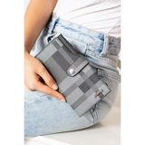 Just Polo Kadın Ekose Cüzdan 20 Kart Bölmesi Kağıt Para Bölmesi Ebat 10X18 cm 231604MH - Tek Ebat - Siyah