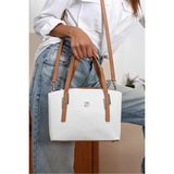 Just Polo Kadın Günlük Kullanıma Uygun Ayarlanabilir Askılı Lüks El ve Omuz Çantası Shopper