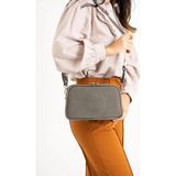 Just Polo Kadın Günlük Kullanıma Uygun Ayarlanabilir Askılı Şık Omuz Çantası Ebat : 26 x 16 cm - Gri