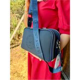 Just Polo Kadın Günlük Kullanıma Uygun Ayarlanabilir Askılı Şık Omuz Çantası Ebat : 26 x 16 cm - Lacivert
