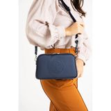 Just Polo Kadın Günlük Kullanıma Uygun Ayarlanabilir Askılı Şık Omuz Çantası Ebat : 26 x 16 cm - Mavi