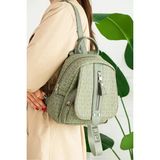 Just Polo Kadın Günlük Kullanıma Uygun Şık ve Kullanışlı Sırt Çantası Shopper Ebat : En 25 cm - Tek Ebat - Yeşil