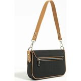 Just Polo Kadın Günlük Kullanıma Uygun Su Geçirmez Şık El ve Omuz Çantası Shopper Ebat: 23 x 14 cm - Siyah Taba