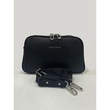 Just Polo Kadın Ithal Premium Yumuşak Deri 5 Bölmeli Çapraz Omuz Çantası 25 x 19 x 9 cm - Tek Ebat - Siyah