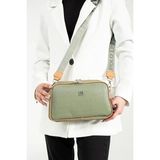 Just Polo Kadın Kabartma Desenli Lüks Omuz Çantası Shoulder Bag - Tek Ebat - Yeşil